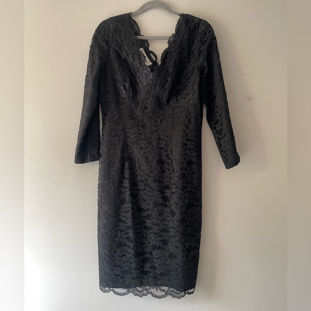 Vintage Black Lace Dress